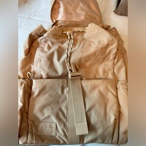 Beis Sports Backpack in beige